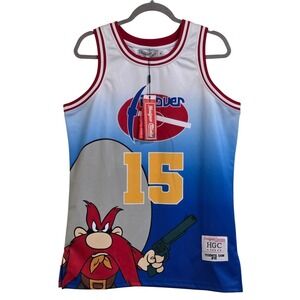 Headgear Classics Yosemite Sam 15 Basketball Jersey Men's Medium Looney Tunes